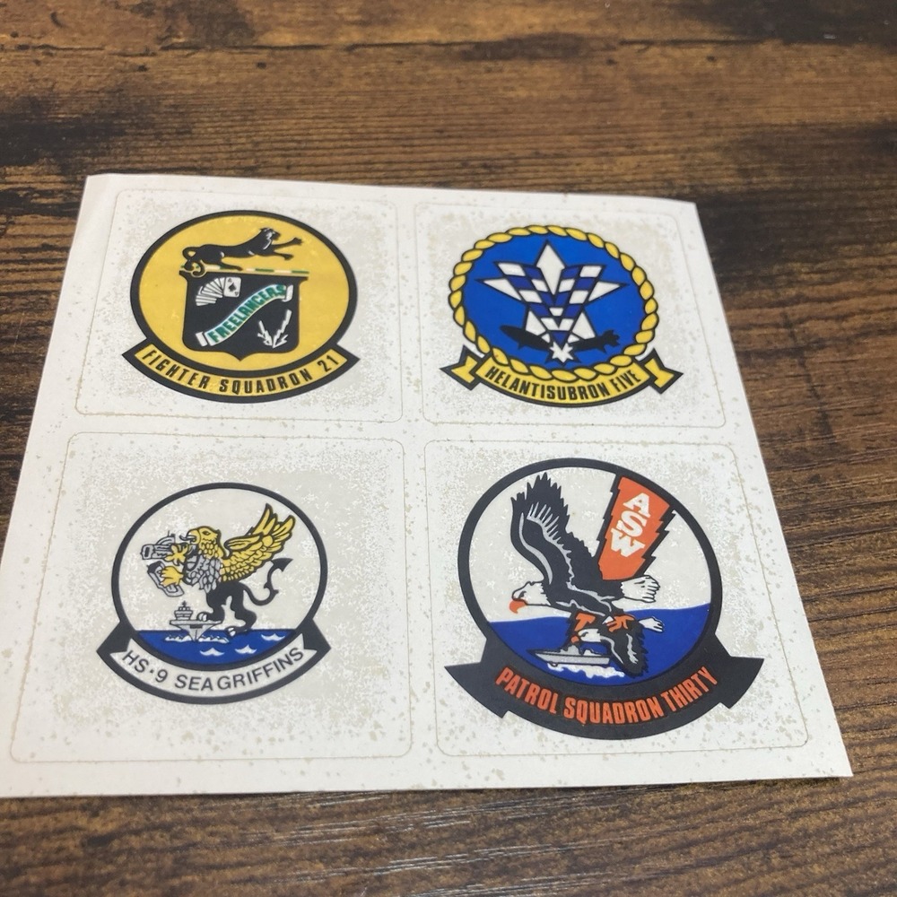 Fighter Sq 21, Helantisubron Five, HS-9 Sea Griffins, Patrol Sq Thirty Stickers